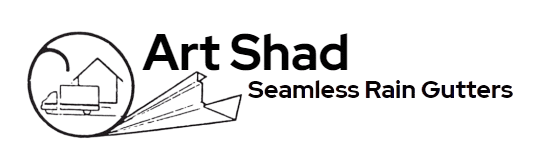 Art Shad Seamless Rain Gutters Logo